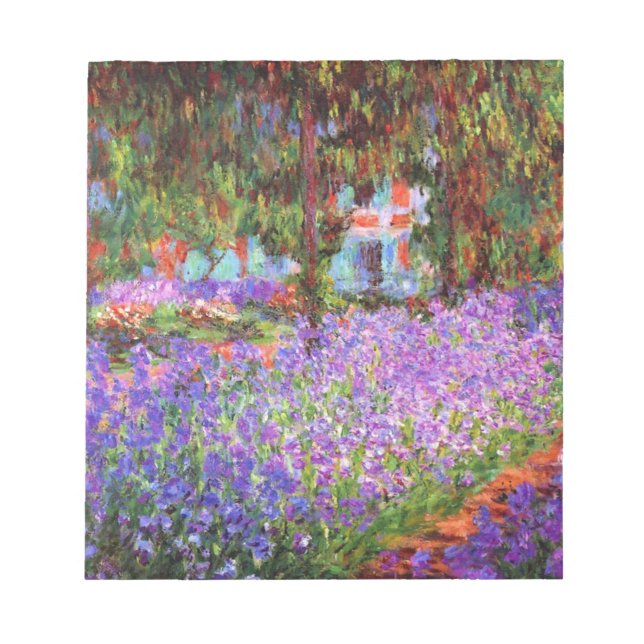 Bloc-note Claude Monet Garden (Devant)