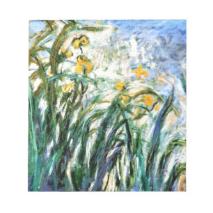 Bloc-note Claude Monet Yellow Irises et Malva 19