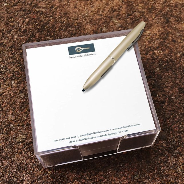 Bloc-note Clé d'or Bleu Épinette Notepad Realtor Personnalis (Créateur téléchargé)