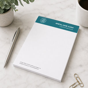 Bloc-note Clinique Dentaire Dentiste Logo Professionnel Sarc