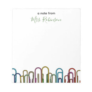 Bloc-note Clip papier - Appréciation personnalisée de l'ense
