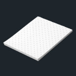 Bloc-note Cliquez sur Personnaliser pour modifier Gris en co<br><div class="desc">Assurez-vous de customiser la couleur pour l'avant et l'arrière des produits avec deux côtés ou plusieurs éléments. Changez facilement la couleur de ce design Pois du gris et du blanc prédéfini aux points de n'importe quelle couleur de votre choix en une seule étape. Cliquez simplement sur le bouton "Cutomize It!"...</div>