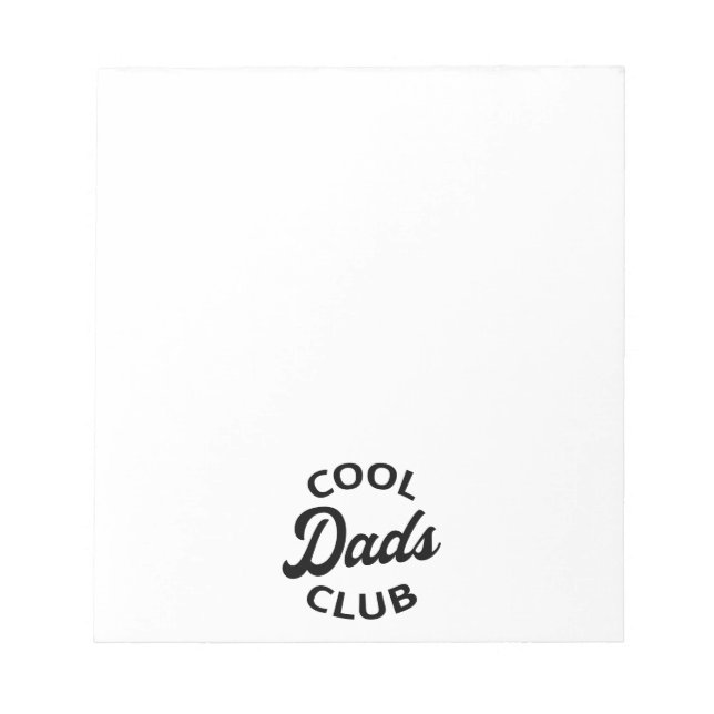 Bloc-note Club cool Dads I (Devant)