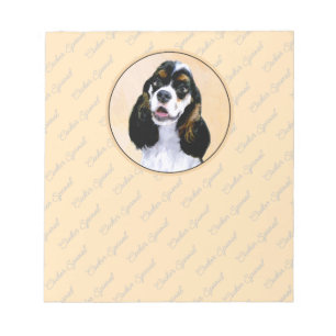 Bloc-note Cocker Spaniel (Parti) Peinture - Art Chien origin
