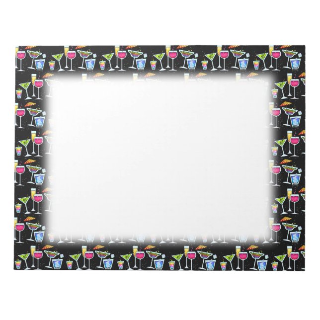 BLOC-NOTE COCKTAILS ! GRAND NOTEPAD (Devant)