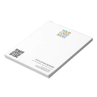 Bloc-note Code QR personnalisé pour votre entreprise