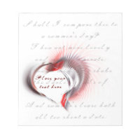 Coeur métallique avec sonnet de Shakespeare 18