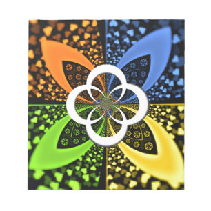 Bloc-note Coeurs Iridescente Polka sans soudure Point Art Ab