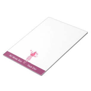 Bloc-note Coiffeuse Zhoosh Mauvaise Journée de Cheveux