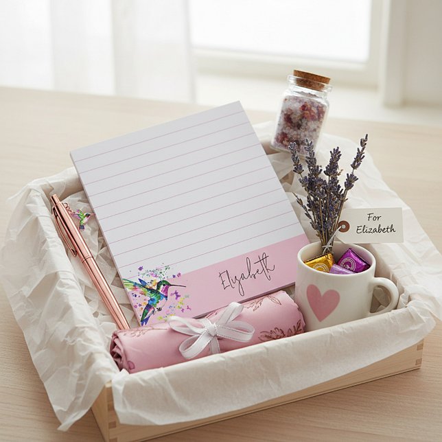 Bloc-note Colibri éclaboussure personnalisé (Créateur téléchargé)