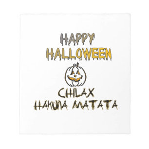 Bloc-note Collection Chill et Relaxe Joy Halloween