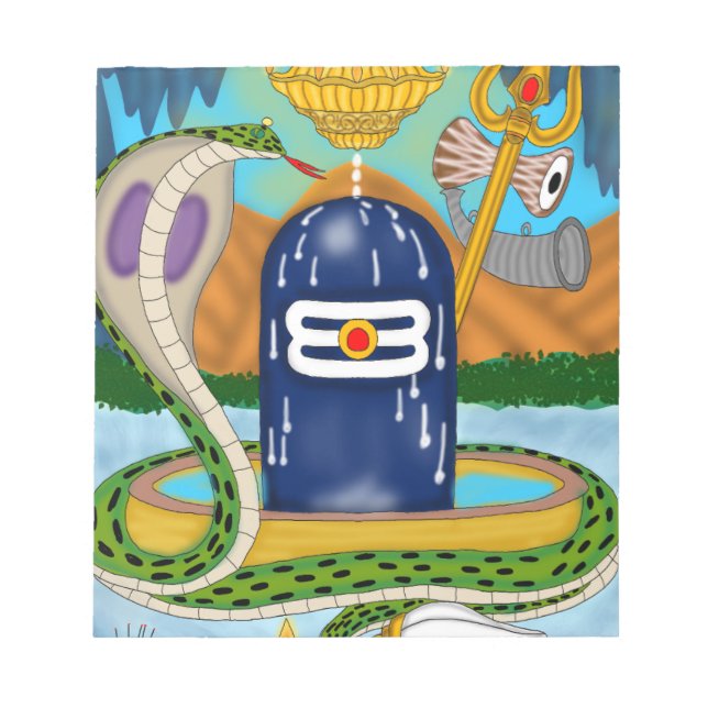 Bloc-note Collection de papeterie Divine Shivlingam – Spirit (Devant)