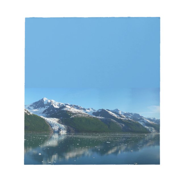 Bloc-note College Fjord II Belle photographie d'Alaska (Devant)