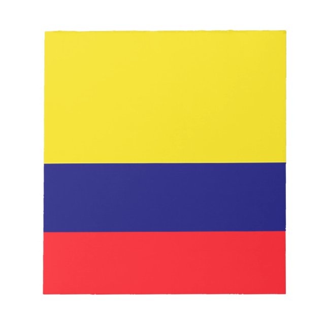 Bloc-note Colombia flag (Devant)