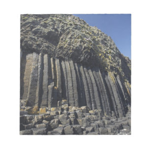 Bloc-note Colonnes de basalte par Fingal's Cave, Staffa, au 