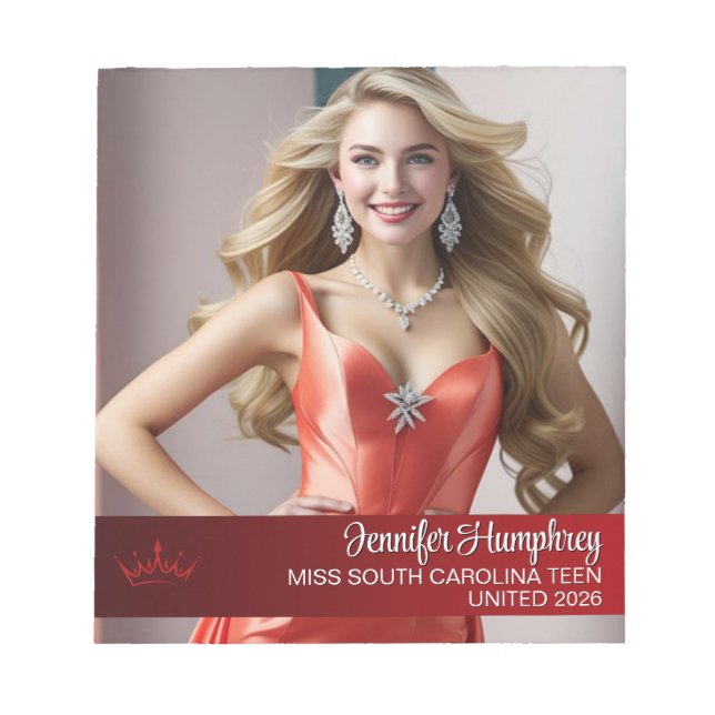 Bloc-note Color Pop Pageant Autograph Pad Notepad (Devant)