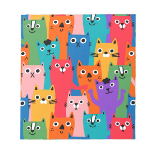 Bloc-note Colorful cats