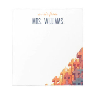 Bloc-note Colorful Plus Signes Personnalisé Appréciation de 