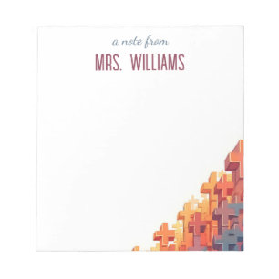 Bloc-note Colorful Plus Signes Personnalisé Appréciation de 