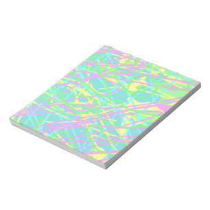 Bloc-note Coloriez mes rêves motif gribouillé Artsy Expressi