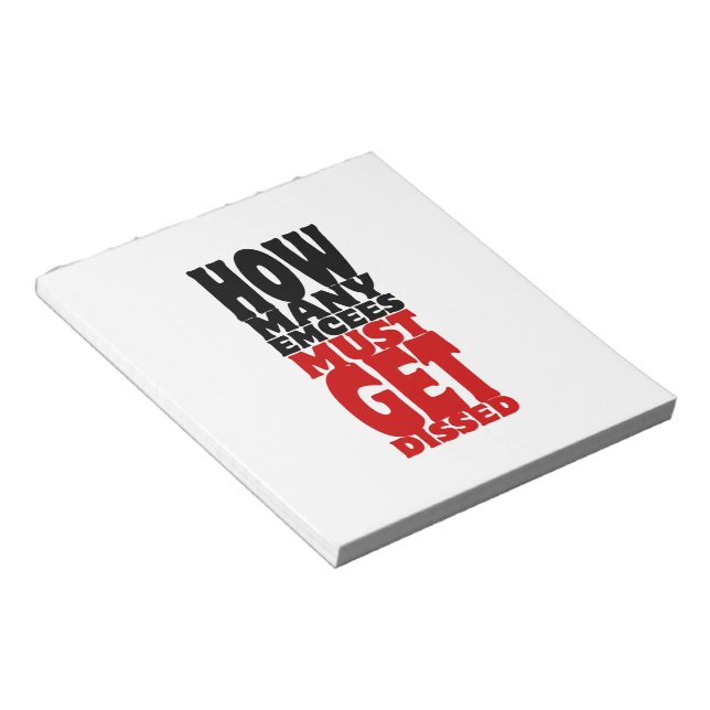 Bloc-note Combien D'Écés Doivent Être Dissous (Incliné)