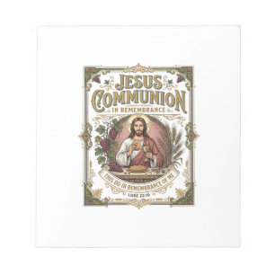 Bloc-note Communion Jésus Communion Jésus Foi Chrétienne Vi