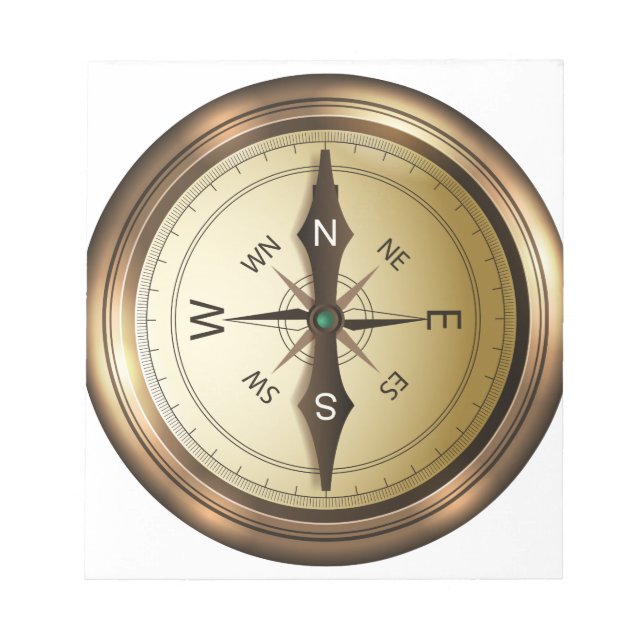 Bloc-note compas nord sud-est wes (Devant)