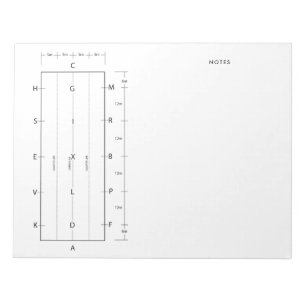 Bloc-note Compétition Modèle de chevaux de l'arène de ressou