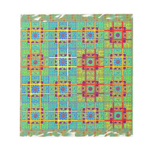 Bloc-note Conception artistique de motif tribal ethnique sud