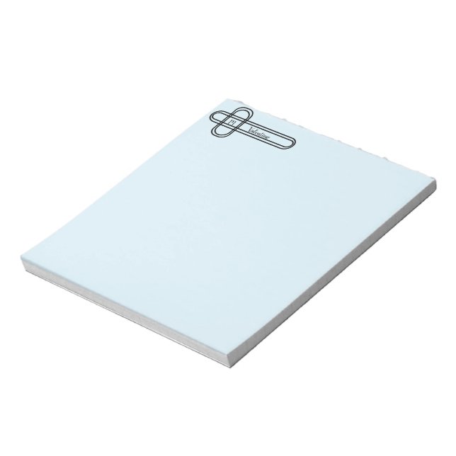 Bloc-note Conception Carré arrondie personnalisée (Tourné)
