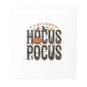 Bloc-note Conception de chemise de citrouille Halloween Hocu