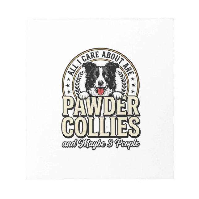 Bloc-note Conception de chemise drôle pour amateur de chien  (Devant)