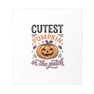 Bloc-note Conception de chemise Halloween Citrouille la plus