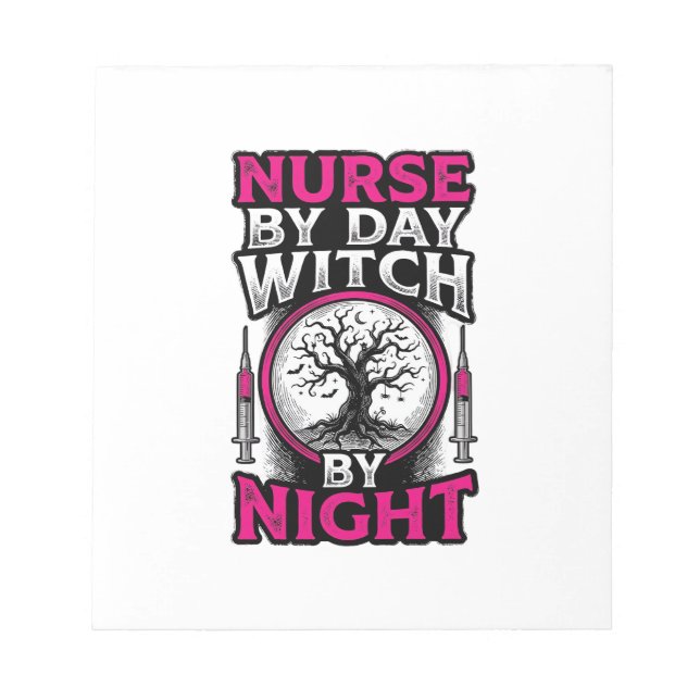 Bloc-note Conception de chemise Halloween Sorcière de nuit I (Devant)