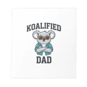 Bloc-note Conception de chemise Koalified Papa Mignon Koala 