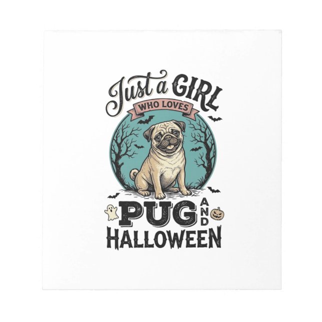 Bloc-note Conception de chemise pour fille amateur de chien  (Devant)