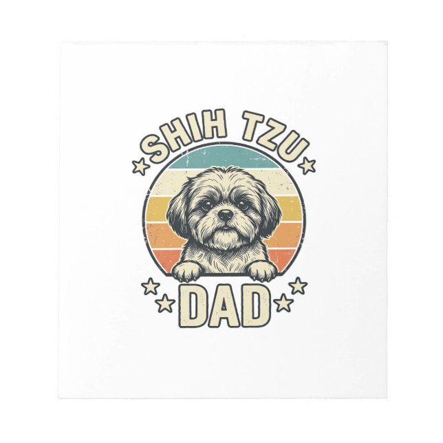 Bloc-note Conception de chemise pour papa amateur de chien S (Devant)