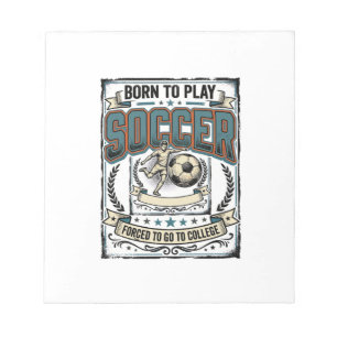 Bloc-note Conception de chemise universitaire de football vi