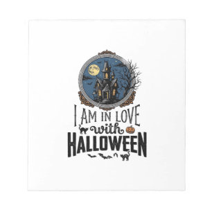 Bloc-note Conception de chemise vintage I Am In Love With Ha