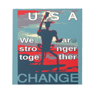 Bloc-note Conception de dessin graphique patriotique USA Esp