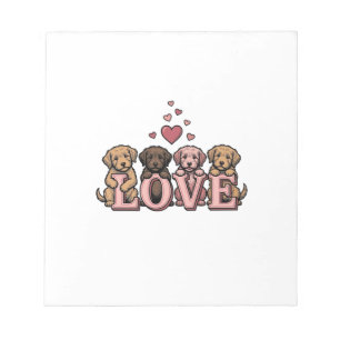 Bloc-note Conception de gravure vintage de la Saint-Valentin