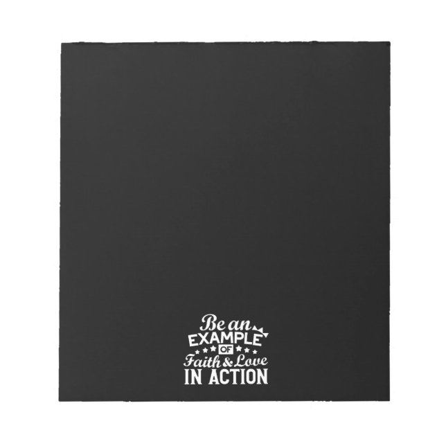 Bloc-note Conception de la motivation chrétienne - Foi, Amou (Devant)