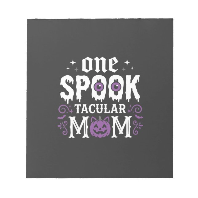 Bloc-note Conception de maman Spooktacular Halloween_1 (Devant)
