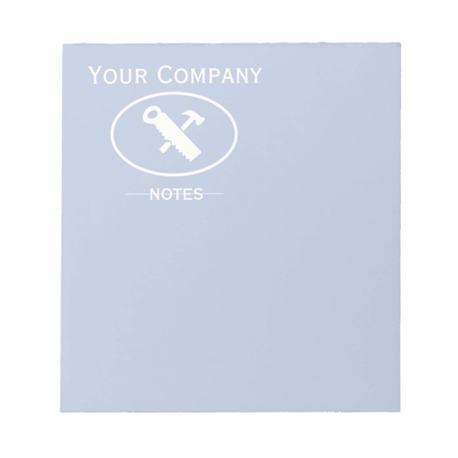 Bloc-note Conception de marteau et de scie (Devant)