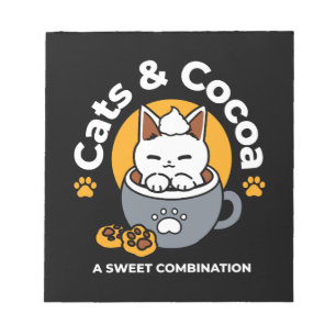 Bloc-note Conception de Mug de vacances avec Cosy Cat et Paw