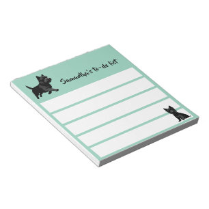Bloc-note Conception de silhouettes d'animaux mignons - Chie