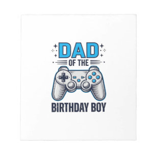 Bloc-note Conception de t-shirt de papa du garçon d'annivers