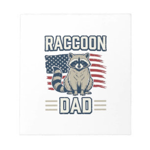 Bloc-note Conception de T-shirt patriotique pour papa raton 