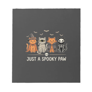 Bloc-note Conception de vecteur de costume de chat Halloween