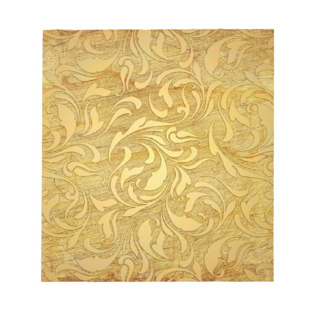 Bloc-note Conception Gold en papier vintage (Devant)